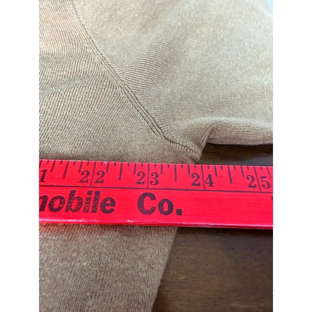 Polo Ralph Lauren Sweater Mens XL Brown V Neck Long Sleeve Pima Cotton‎ Preppy